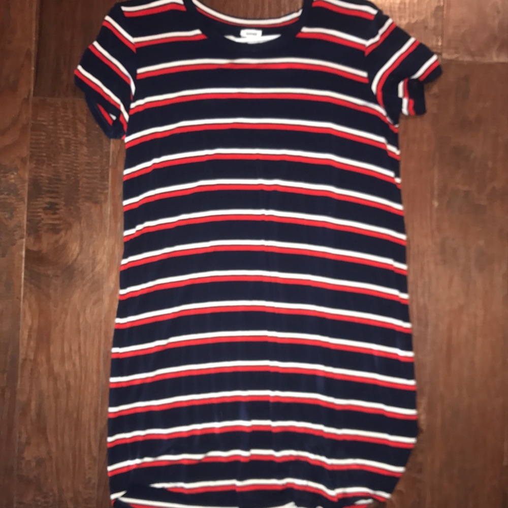 Red Blue and White dress from Garage